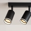 Oprawa Pipe Ring Spot Czarny 2xGU10