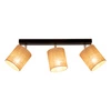Jute Lampa Sufitowa 3xE27 Max.25W Czarny/Beżowy 56792304