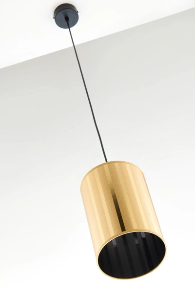 Klasyczna Lampa wisząca CORTINA wys. 100cm 1xE27 15W IP20 | złoty