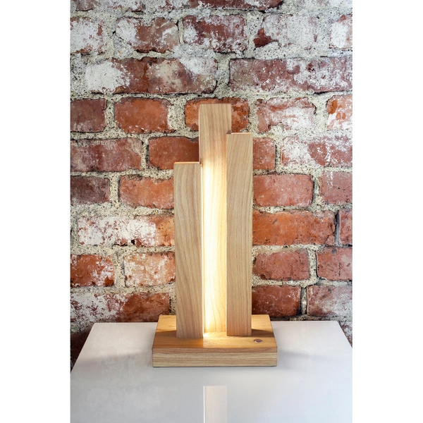 Lampa Stołowa Manhattan 3xLED 24V Zintegrowana 1470lm 3000K 16W Dąb Olejowany/Antracyt Materiał Kabel z Dotykowym Ściemniaczem 7481174