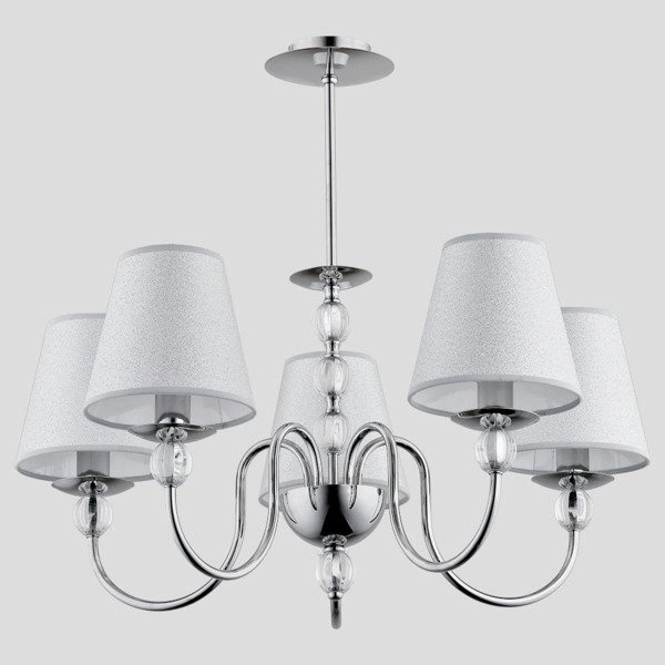 Lampa sufitowa ALFA EMMANUELLE CHROM 5xE14 57cm | 16715