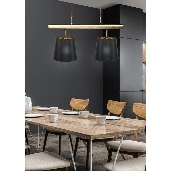 MILONGA LAMPA WISZĄCA 2X60W E27 PATYNA