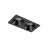 Oprawa wpuszczana podwójna czarna PRISMA DUO BLACK 2 XGU10 10579
