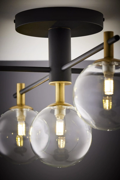 Nowoczesna Lampa sufitowa FIGARO wys. 34cm 5xG9 14W IP20 | Złoty