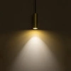 Lampa wisząca FOURTY SOLID BRASS S miniGU10 12,3cm | mosiężny 10766