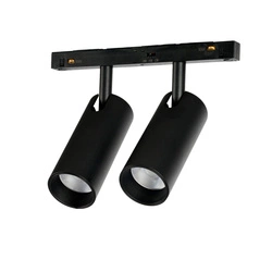 ALFA NIKO 2 TRACK MAGNETIC 2LINE 2X12W CCT SWITCH DIM BK