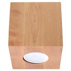 Plafon QUAD Naturalne Drewno, GU10 40W, SL.0493
