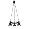 MORE LAMPA WISZĄCA 3X40W E27 CZARNY MATOWY