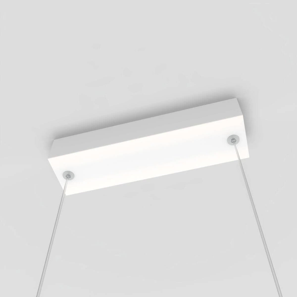 Lampa wisząca MIRROR, duża, biała, 50W LED, barwa ciepła 3000K, IP44
