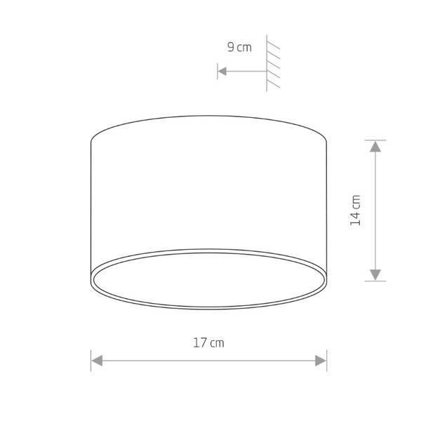 Kinkiet ELLIPSES LED 17cm 2x5W | biały 8140