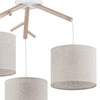 ALBERO LINEN LAMPA WISZĄCA 3 PŁ 6556