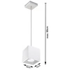 Lampa wisząca Sollux QUAD 1 Aluminium biały 12W LED, SL.0062