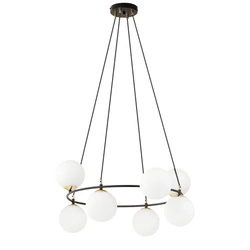 Lampa wisząca Emibig AZURA 8 BL OPAL 1295/8
