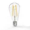 Żarówka LED E27 ST64 7W filament 4000K | barwa neutralna
