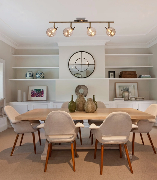 Lampa sufitowa LENTINI, 94-16362, patynowa z bursztynowymi kloszami, 4x40W G9