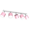 Lampa sufitowa DIXIE PINK 5xGX53 szer. 64cm | różowy