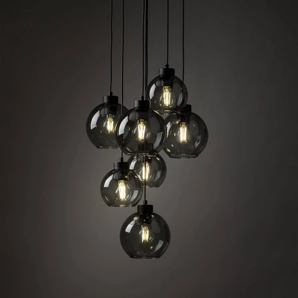 CUBUS GRAPHITE LAMPA WISZĄCA 7 KOŁO 10207