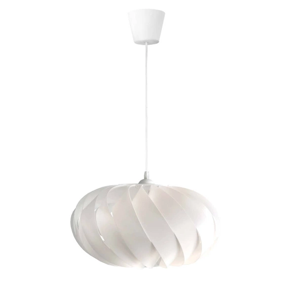 Lampa wisząca JET, biała, 1x60W E27