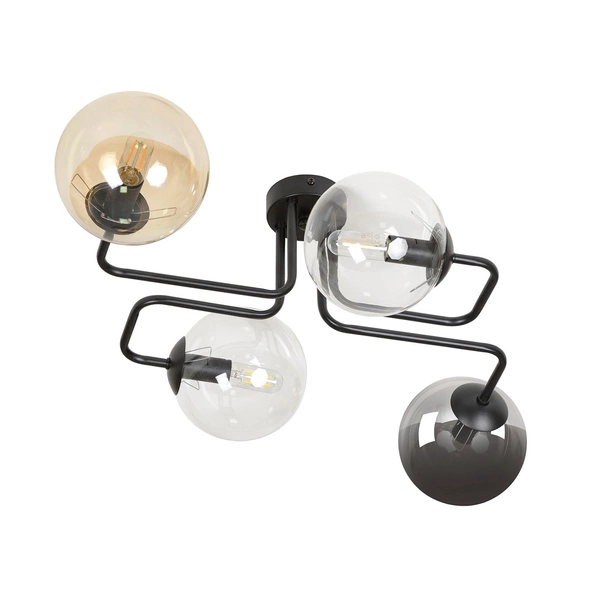 Lampa sufitowa Emibig BRENDI 4 BL MIX 1 843/4M1