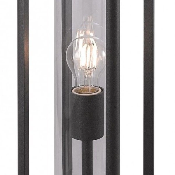 Stylowy słupek zewnętrzny tuba Porto M1932-500 | ciemny popiel