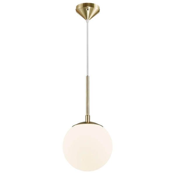 Lampa wisząca GRANT E14 15W Szkło | Mosiądz