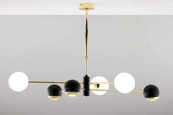 Nowoczesny Żyrandol MOKA wys. 47-69cm 3xG9 3xGU10
14W IP20 | Złoty