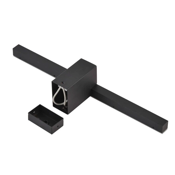 Kinkiet NEVADA M, czarny, 12W LED, barwa neutralna 4000K, IP44