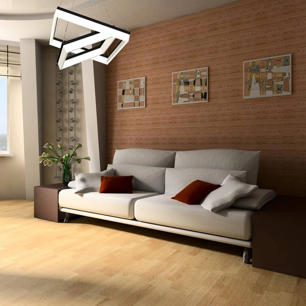 Lampa wisząca kwadraty NERO LED 61,5cm