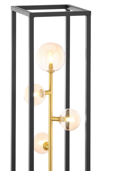 Nowoczesna Lampa podłogowa NEPTUN wys. 150cm 2xG9 14W IP20 | Złoty