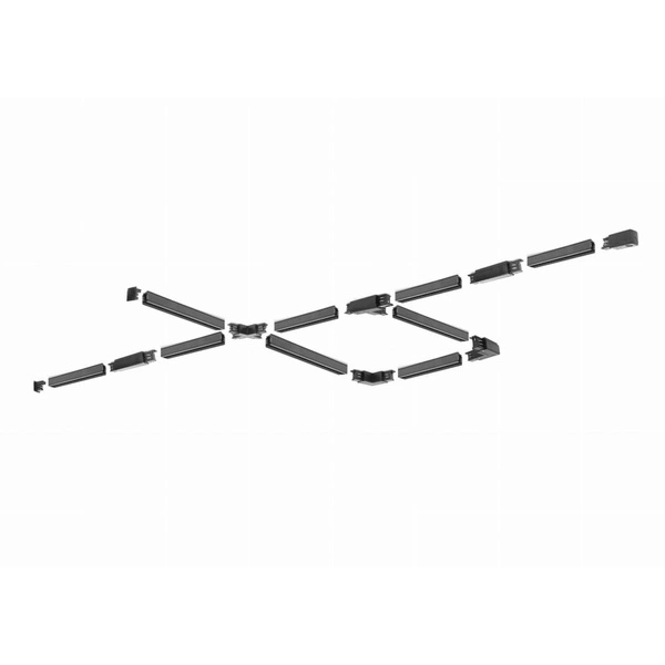 Szynoprzewód trójfazowy czarny - 1 metr
