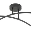 HELIX  BLACK LAMPA SUFITOWA 4 PŁ 4687