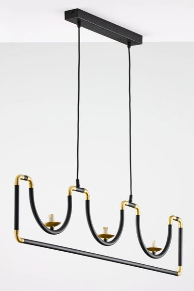 Nowoczesna Lampa wisząca HANZA wys. 30-100cm 3xG9 14W IP20 | Złoty