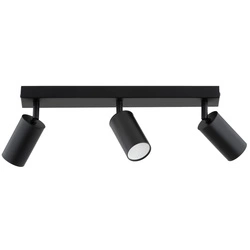 Lampa sufitowa ALFA ATLET CZARNA 3xGU10 40cm | 62541