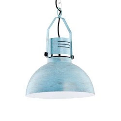 Lampa wisząca zwis MEDINA niebieski/biały śr. 37,5cm