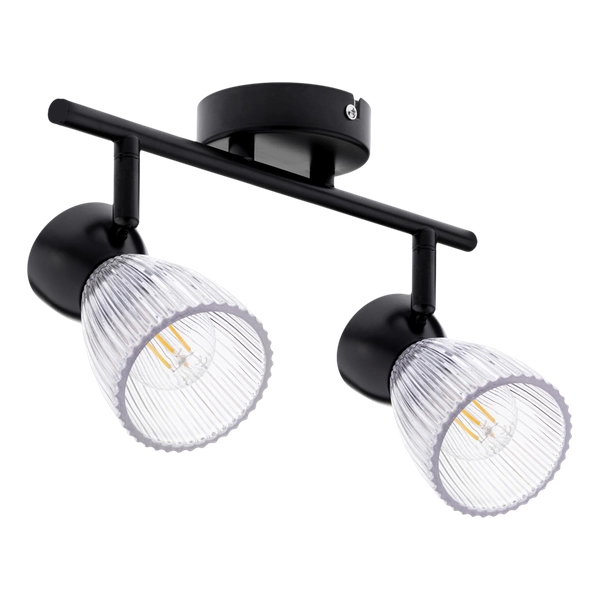 Lampa sufitowa BEST BLACK 2xE14