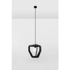 Nowoczesna lampa wisząca TRES SL.0930 czarna 1xE27