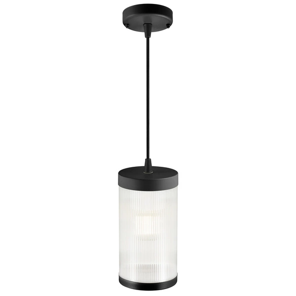 Lampa wisząca COUPAR E27 25W Plastik | Czarny