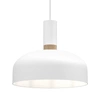 Lampa wisząca MALMO WHITE/WOOD 1xE27
