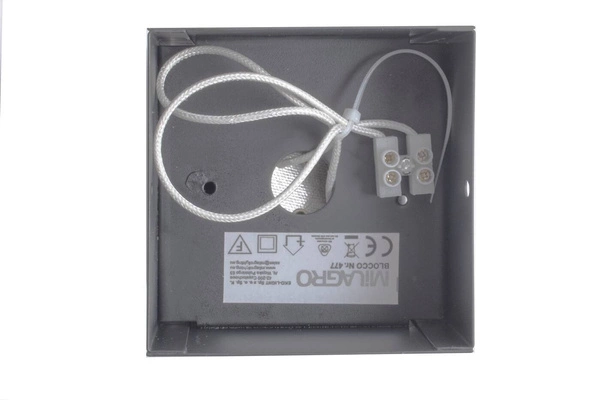 Oprawa natynkowa BLOCCO, ML835, szara, 1x7W LED GU10