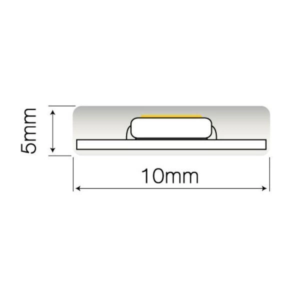 Taśma LED line 300 SMD3528 12V 4,8W/m IP67 rolka 5m | czerwona