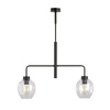 Lampa sufitowa Emibig LUKKA 2 Czarny/TRANSPARENT 1164/2