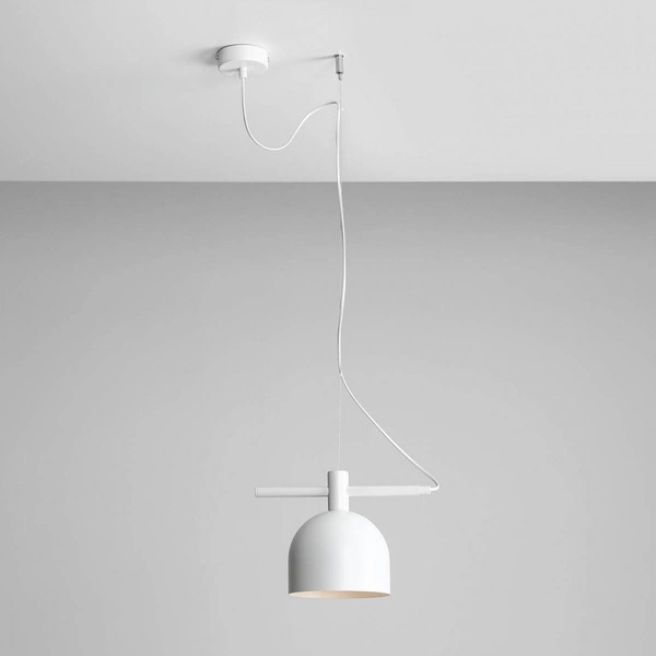 Aldex Lampa wisząca BERYL 976G, biała, 1x60W E27