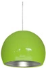 Lampa wisząca PICTOR 31-24930 zielona ze srebrnym odbłyśnikiem 1x60W E27