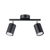 Lampa sufitowa LEMMI 2, czarny/chrom, 2x40W GU10, SL.1127