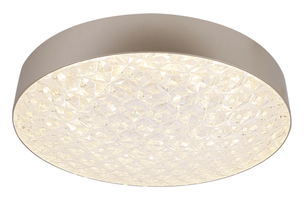 Plafon LUXIS, 14-75307, 48,5 cm, złoty/transparentny, 60W LED, zmienna barwa i jasność