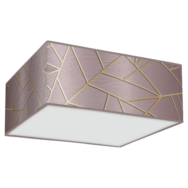 Lampa sufitowa ZIGGY PINK, MLP7589, różowy/złoty, 3x60W E27