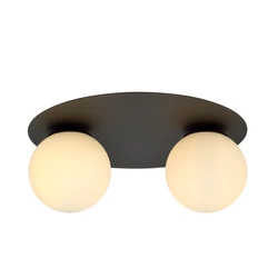 Lampa sufitowa Emibig SOLAR 2 Czarny/OPAL 1127/2