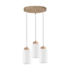 SPOTLIGHT lampa wisząca 3 punktowa drewno dębowe kolor dąb olejowany 1720574 1720574