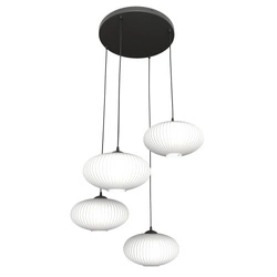 Lampa wisząca Emibig COCO 4 BL PREM OPAL 1376/4PREM
