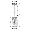Lampa wisząca JARS 31-42880 klosz pomarańczowy 1x40W E14 do jadalni, kuchni